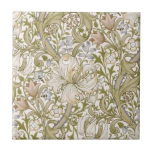 William Morris Golden Lily Tuin Bloem Klassieker Tegeltje