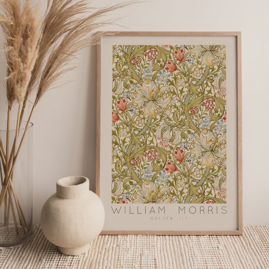 William Morris Golden Lily Wall Art Print