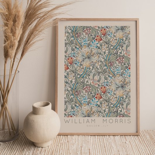 William Morris Golden Lily Wall Art Print