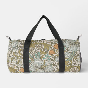 William Morris Gouden Lelie Blauw Goud Klassiek Plunjezak