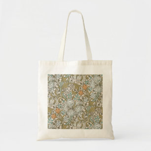 William Morris Gouden Lelie Blauw Goud Klassiek Tote Bag