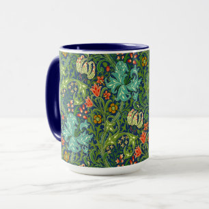 William Morris Gouden Lelie Bloempatroon Mok