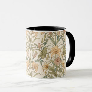 William Morris Gouden Lelie Vintage Pre-Raphaelite Mok