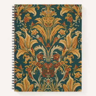 William Morris Gouden Lelie Vintage Pre-Raphaelite Notitieboek