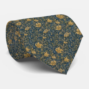 William Morris Gouden Leliepatroon Stropdas