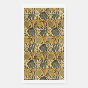 William Morris Gouden Tulp Lelie Vintage Behang Servet