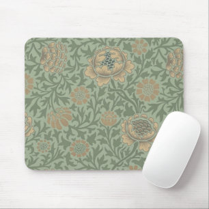 William Morris Grafton bloempatroon saliegroen Muismat