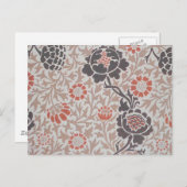 William Morris Grafton Botanic Art Design Briefkaart (Voorkant / Achterkant)