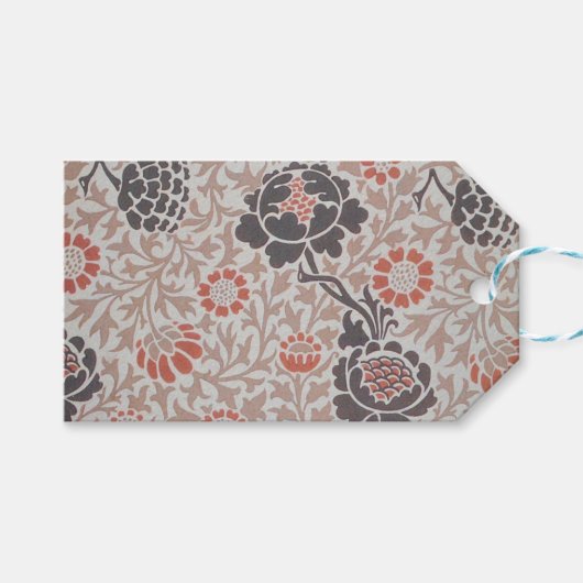 William Morris Grafton Botanic Art Design Cadeaulabel (Voorkant (Horizontaal))