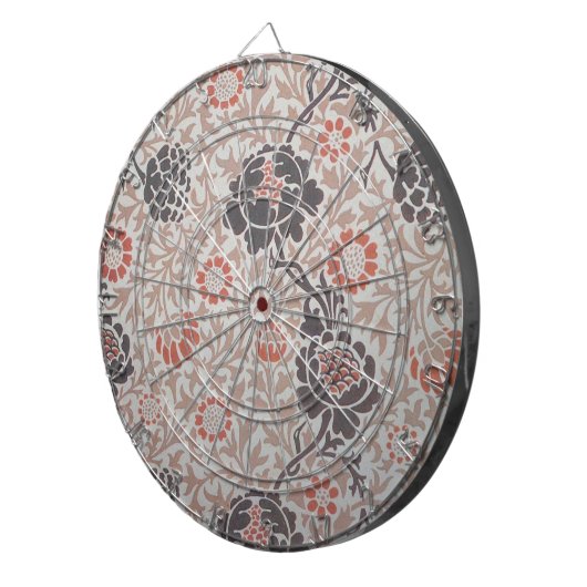 William Morris Grafton Botanic Art Design Dartbord (Voorkant Rechts)