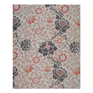 William Morris Grafton Botanic Art Design Perfect Poster