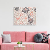 William Morris Grafton Botanische Kunst Design Canvas Afdruk (Insitu (Woonkamer))
