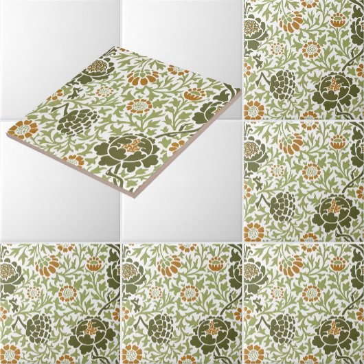 William Morris Grafton Floral Pattern Tegeltje
