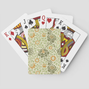 William Morris Grafton Sage Bloemmotief Pokerkaarten