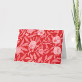 William Morris - Granaatappel Bedankkaart (Voorkant)