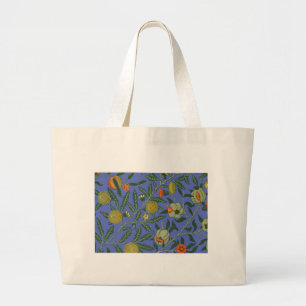 William Morris Granaatappel Behang Grote Tote Bag