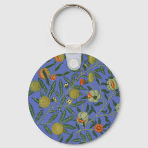 William Morris Granaatappel Behang Sleutelhanger