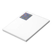 William Morris Granaatappel Blauw Kleurrijk Behang Notitieblok (Gedraaid)