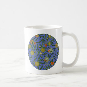 William Morris Granaatappel Blauwe Kleurrijke Beha Koffiemok