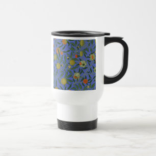 William Morris Granaatappel Blauwe Kleurrijke Beha Reisbeker