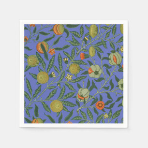 William Morris Granaatappel Blauwe Kleurrijke Beha Servetten