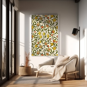 William Morris Granaatappel Citroenen  Patroon Poster