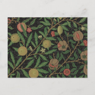 William Morris Granaatappel Classic Fruit Briefkaart