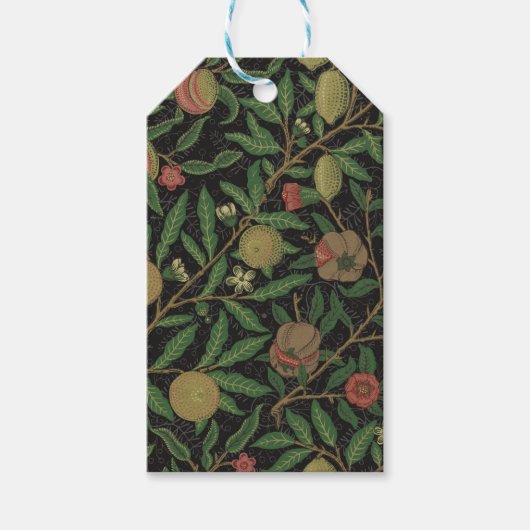 William Morris Granaatappel Classic Fruit Cadeaulabel (Voorkant)
