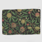 William Morris Granaatappel Classic Fruit Golfhanddoek (Horizontaal)