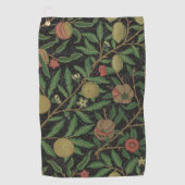 William Morris Granaatappel Classic Fruit Golfhanddoek (Voorkant)