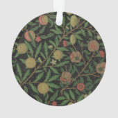 William Morris Granaatappel Classic Fruit Ornament (achterkant)