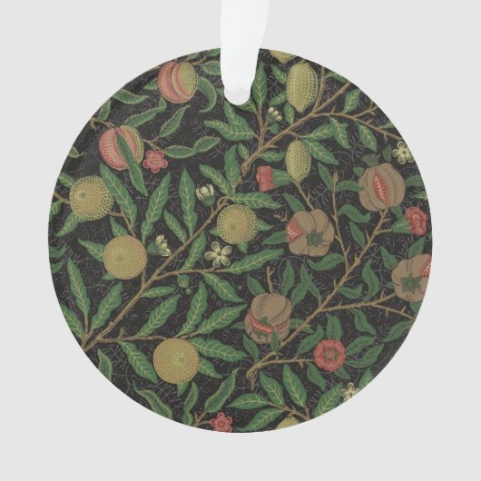 William Morris Granaatappel Classic Fruit Ornament (voorkant)