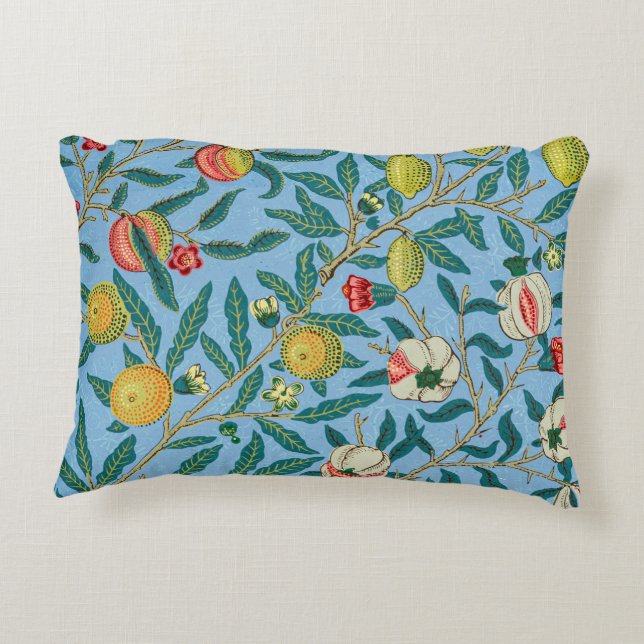 William Morris Granaatappel fruit Accent Kussen (Achterkant)
