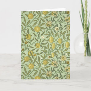 William Morris Granaatappel Fruit Design Kaart