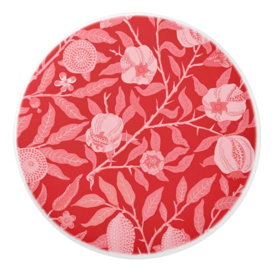 William Morris - Granaatappel Keramische Knop (Voorkant)