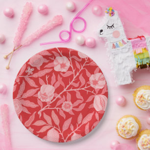 William Morris - Granaatappel Papieren Bordje