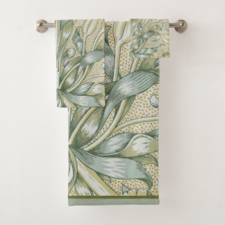 William Morris Granaatappel Patroon Antiek Lelie Bad Handdoek