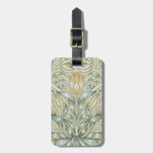William Morris Granaatappel Patroon Antiek Lelie Bagagelabel