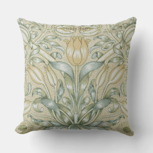 William Morris Granaatappel Patroon Antiek Lelie Kussen