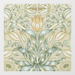 William Morris Granaatappel Patroon Antiek Lelie Raamsticker