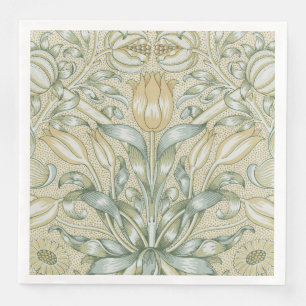 William Morris Granaatappel Patroon Antiek Lelie Servet