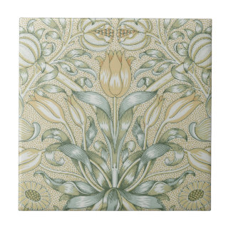 William Morris Granaatappel Patroon Antiek Lelie Tegeltje
