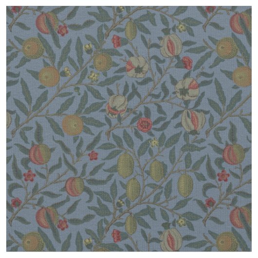 William Morris Granaatappel Pattern Stof (Close Up)
