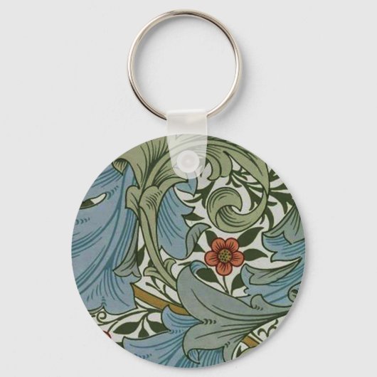William Morris Granville  bloemmotief Sleutelhanger (Voorkant)