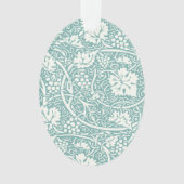 William Morris Grape Motif Turquoise Turquoise (devant)