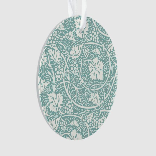 William Morris Grape Motif Turquoise Turquoise (devant)