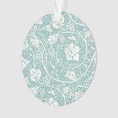William Morris Grape Motif Turquoise Turquoise (devant)