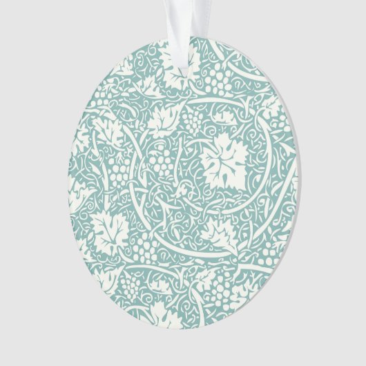 William Morris Grape Motif Turquoise Turquoise (devant)