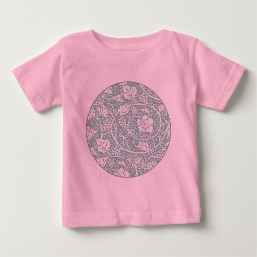 William Morris Grape Pattern Blauwgroen Turquoise (Voorkant)