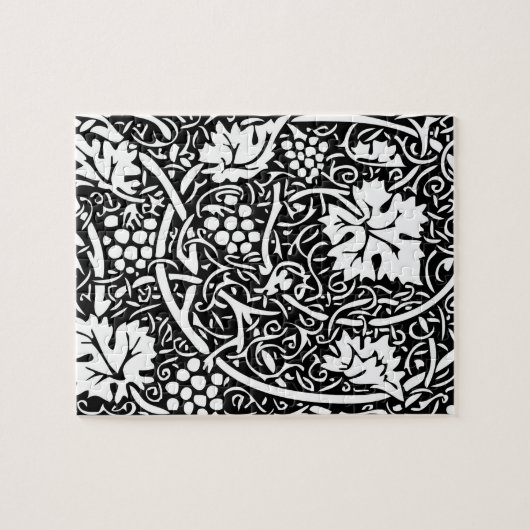 William Morris Grape Pattern Wallpaper Legpuzzel (Horizontaal)